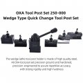 Waltyotur Oxa Tool Post Set 250-000 Wedge Type Quick Change 6-9 Inch Lathe Swing 6pcs