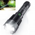 Alifa Rechargeable Led Flashlight 200000 High Lumens Brightest Powerful Handheld Xhp160 8 Zoomable Ipx5 Waterproof Super Bright 