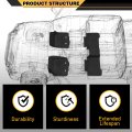 Tpe Floor Liner 3pcs For Toyota Tacoma Double Cab 2024 2025 Front 2nd Row All Weather Full Cover Protection Accessories Car