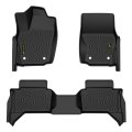 Tpe Floor Liner 3pcs For Toyota Tacoma Double Cab 2024 2025 Front 2nd Row All Weather Full Cover Protection Accessories Car 