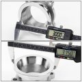 Auto Dynasty Gt35 Gt30 Turbo 2 5 Inches 4-bolt Flange To 3 V-band Stainless Steel Exhaust Clamp Adaptor