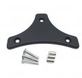 Httmt Mt501-005-03-p-m Motorcycle Flat Black Heavy Metal Sissy Bar Backrest Pad Mount Kit W Flat Plate For 2009-2017 H-d 