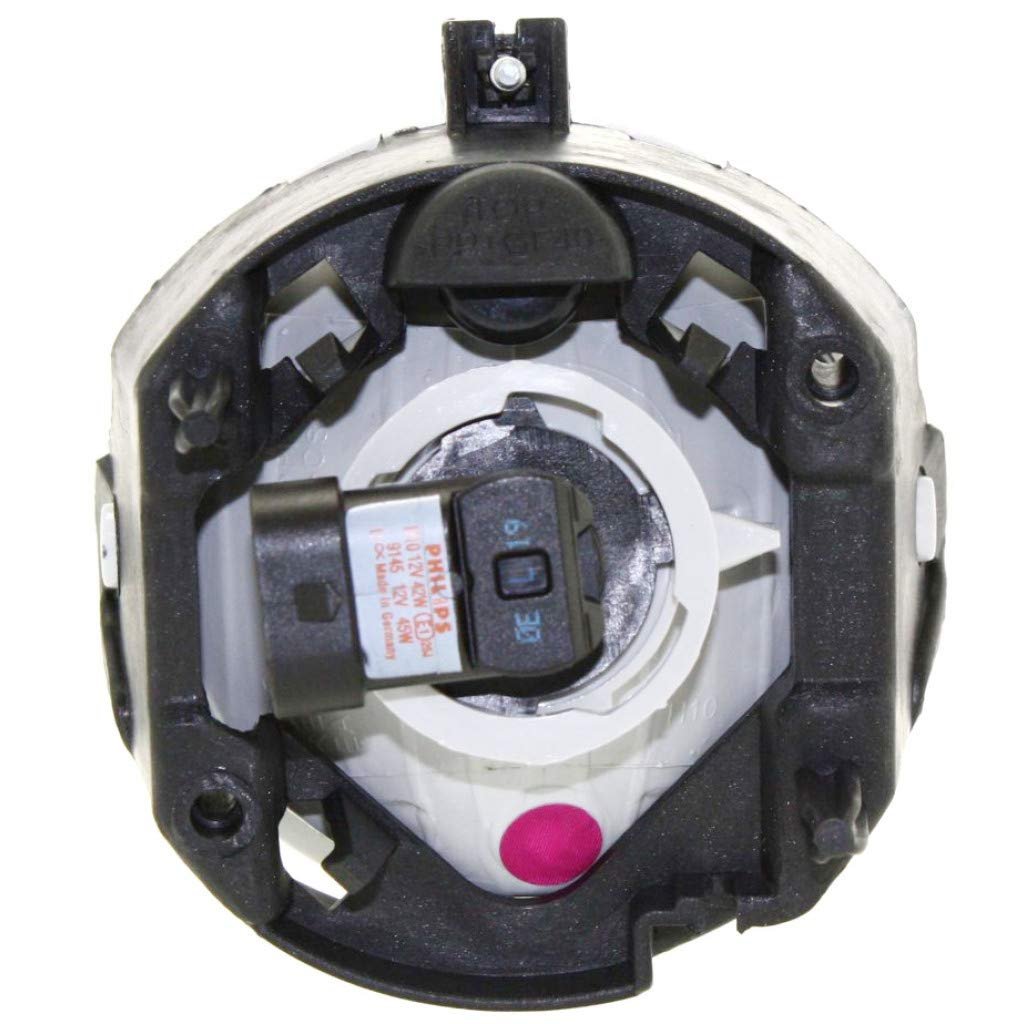 Fog Light Assembly For 2007 Dodge Caliber Driver Or Passenger Side Single Piece With Bulbs Capa Certified Replacement Ch2592137