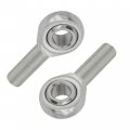 Caltric 2 Ball Joint Rod End 5 8 Compatible With Bobcat 2188142-0 2188142-01 21881420 218814201