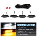 Autorder Compatible With Led Grille Lights Toyota Rav4 2019 2020 2021 2022 2023 Accessories Front Warning Bulbs Amber And White