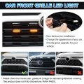 Autorder Compatible With Led Grille Lights Toyota Rav4 2019 2020 2021 2022 2023 Accessories Front Warning Bulbs Amber And White