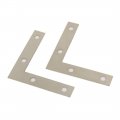 Uxcell 50mm X Angle Brackets Corner Braces L Shape Mending Repair Plates 0 7mm Thickness 4pcs