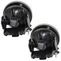Brock Replacement Pair Set Round Fog Lights With Clear Lens For 2001-2003 Durango 2001-2004 Dakota 55077320ab 