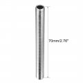 Uxcell Lamp Pipe Nipple M10 Thread 70mm Length Hollows Repair Part Hardware For Lamp Lights Zinc Plated Silver Tone Pack Of 10