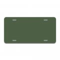 Signmission Solid Olive Aluminum License Plate 12 X 6 Fits Any Car Truck Suv Rv Or Trailer 