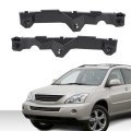 Front Left And Right Side Bumper Brackets For Lx Rx330 2004 To 2006 Rx350 2007 2009 Rx400 2008 Lx1033103 Lx1032103 Black Abs
