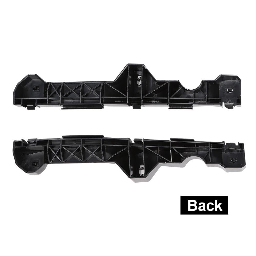 Front Left And Right Side Bumper Brackets For Lx Rx330 2004 To 2006 Rx350 2007 2009 Rx400 2008 Lx1033103 Lx1032103 Black Abs