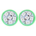 194 Extremely Bright Led Bulbs Interior Lights T10-6-3020-smd Dashboard Gauge Speedometer Odometer Tachometer Instrument Panel 