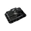 Transmission Pan With Drain Plug For Mercury Mountaineer 1998 1999 2000 2001 Steel Black 12 5 Qt Capacity Replacement 