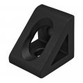 4132-black 10 Series 2 Hole Inside Corner Gusset Bracket Pack 