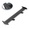 Universal Rear Trunk Lip Spoiler Wing Adjustable Aluminum Matte Black 41 73 In Bolt On For Sedan And Hatchback Cars 