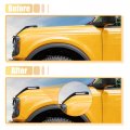 X Autohaux 1 Pair Car Trail Sight Cover Decoration Trim Exterior Accessories Replacement For Ford Bronco 2021 2022