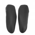 X Autohaux Pair Car Center Seat Armrest Cover Microfiber Leather Black With Line For Toyota Sienna 2011-2018