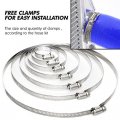 G-plus Silicone Radiator Coolant Hose Pipe Kit Clamps Compatible With Civic Sir Sir-ii Del Sol 1992-1995 Eg6 B16a 1993-1997