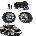 Left And Right Fog Lights Replacement For Tundra 2007 2008 2009 2010 2011 2012 2013 Lamp Clear Lens With Wiring Kit To2592117 