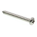 Prime-line Sheet Metal Screw Pan Head Phillips 8 X 1-1 2 In Grade 18-8 Stainless Steel Pack Of 25