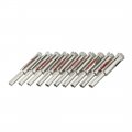 Uxcell 10pcs 10mm Diamond Coated Hole Saw Drill Bits For Glass Ceramic Tile Marble Rock Porcelain Bottles Pots Brick