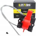 Throttle Cable For Am121508 Lx172 Lx173 Lx176 Lx178 Lx186 Lx188 Below 160000 37 8 In Stainless Steel Adjustable Straight 
