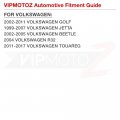 Vipmotoz Full Led Glove Box Compartment Light Lamp Compatible With 2011-2017 Vw Touareg 99-07 Jetta 02-11 Golf Chrome Housing