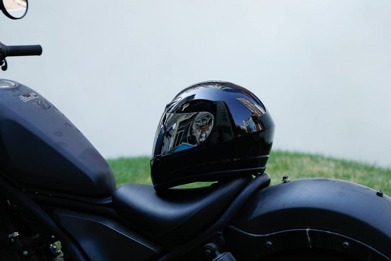 Tcmt Adult Gloss Black Full Face Street Dirt Bike Atv Off-road Motorcycle Motocross Helmet Dot