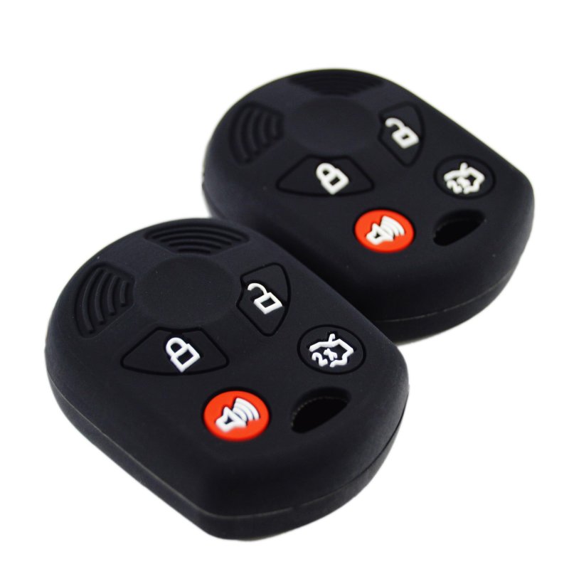 Silicone Rubber Remote Smart Key Fob Case Cover For Ford Escape Explorer Mustang Transit Fusion Focus Lincoln Navigator Zephyr