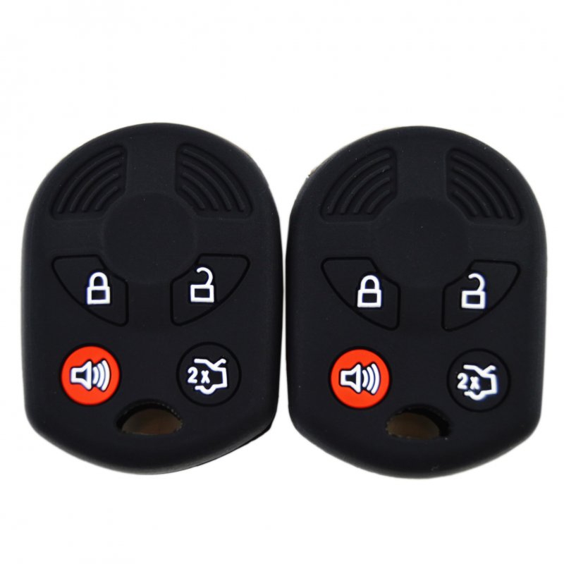Silicone Rubber Remote Smart Key Fob Case Cover For Ford Escape Explorer Mustang Transit Fusion Focus Lincoln Navigator Zephyr