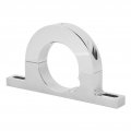 Aluminum Steering Column Upper Mount 2 In Tube Bracket 2310000030 Billet Keyed Anti Drop Replacement For Chevy Silver