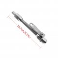 Hahaha-flexible Oil Dipstick Driver Side For 1955-1979 Sbc Chevy 265 283 327 350 5 7l Silver