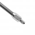 Hahaha-flexible Oil Dipstick Driver Side For 1955-1979 Sbc Chevy 265 283 327 350 5 7l Silver