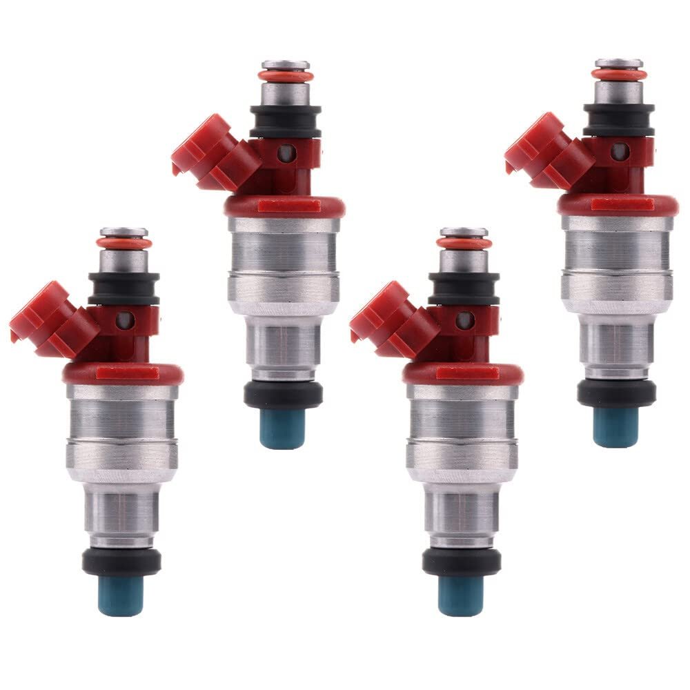 Fuel Injectors Set 23250-35040 For Toyota 4runner And Pickup 1989 To 1995 2 Hole High Performance Injector 4 Pieces