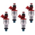 Fuel Injectors Set 23250-35040 For Toyota 4runner And Pickup 1989 To 1995 2 Hole High Performance Injector 4 Pieces 