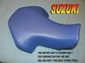 New Replacement Seat Cover Fits Kawasaki Kfx80 2003-06 Kfx 80 Blue 158a