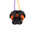 Uxcell 2pcs Dc12v 9006 Hb4 Female Bulb Adapter Wire Sockets Universal For Car Headlight Fog Light