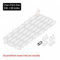 Caltric Drive Chain And Sprockets Kit Compatible With Kawasaki Zx1200 Ninja Zx-12r 2000 2001 2002-2005