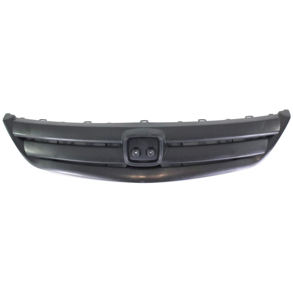 Honda Civic Grille Assembly 2001 2002 2003 Textured Black Shell And Insert Sedan Plastic Ho1200155 Performance Front Snap On