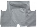 Die Cut Fleece Complete Trunk Mat Fits 1962-1963 Ford Fairlane Black And Gray Basket 