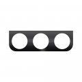 Grand General 89229 Black L-shaped Mounting Bracket With 3-round Hole For 4 Lights 