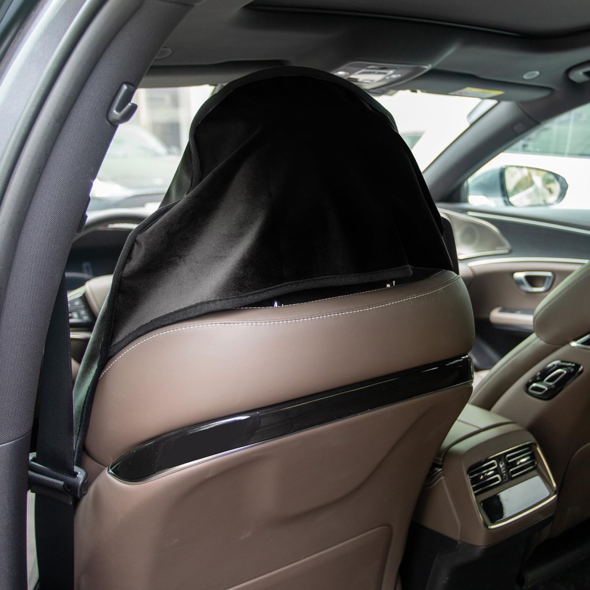Leader Accessories Velvet Waterproof Car Seat Cover Black Anti-slip For Gym Workout Running Swimming Beach And Hiking Universal