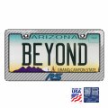 Ipick Image Compatible With Ford Focus Rs In 3d On Silver Real 3k Carbon Fiber Finish Abs Plastic License Plate Frame