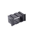 Car Auto Bar Dash Board Panel Switch Holder Housing Kit Black 2 Pack Rocker Toggle Mount Bracket For Vehicle Or Boat Plastic 
