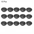 Uxcell Cable Hole Cover 3-1 8 Abs Desk Grommet For Wire Organizer 15 Pcs Black