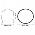 X Autohaux 1 Set Car Charge Pipe C Clip With O Ring Seal Gasket For Bmw N54 N55 335i 535i 335xi 535xi 335is 135