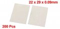 Uxcell 22mm X 29mm 0 09mm Mica Insulator Sheets Replacement 200pcs