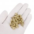 Uxcell Knurled Insert Nuts 50pcs M5 X 9mm L 8mm Od 3d Printing Brass Female Threadeds Heat Set Insert Embedment