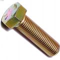 Grade 8 Fine Hex Cap Screws 3 8-24 X 1 25 In Yellow Zinc Alloy Steel Set Of 50 Pieces 